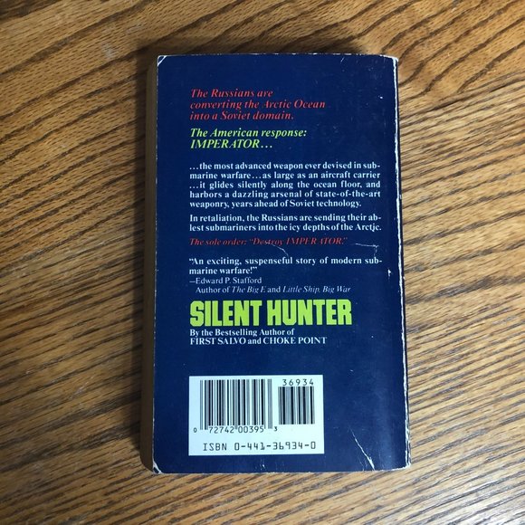 Silent Hunter Charles D Taylor 1987 COLD WAR Nuclear Submarine - Picture 3 of 8